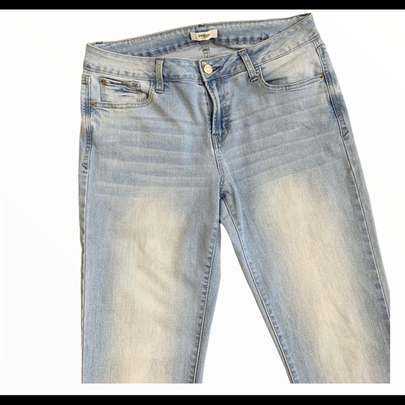 KENSIE Light Wash Denim Skinny Jeans With Pockets Blue Size 8 - Picture 4 of 12